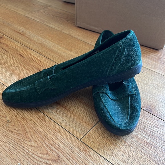 Cougar Green Suade loafer made in Spain - Picture 4 of 4